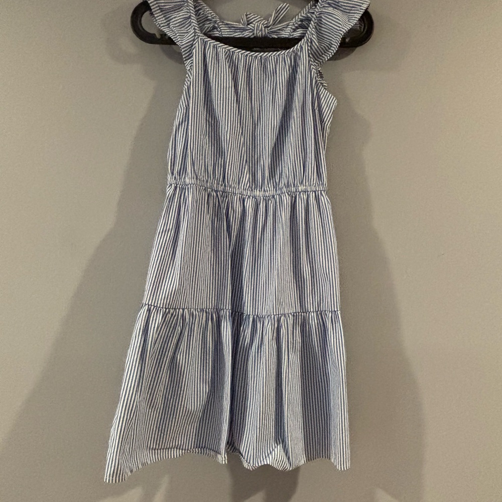 New Look Blue and White Striped Kids Dress
